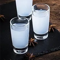 vasos de aperitivo y degustación