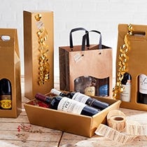 Embalaje para botellas y productos gourmet