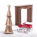 Otros objetos decorativos navideños
