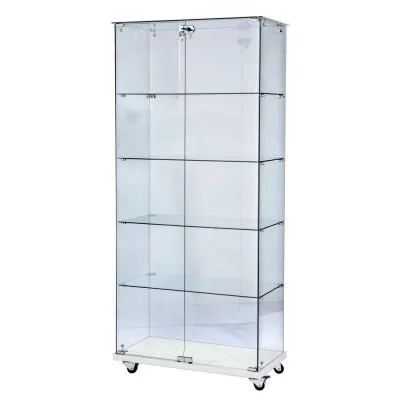 Vitrina alta de pared con cristal - Vitrinas