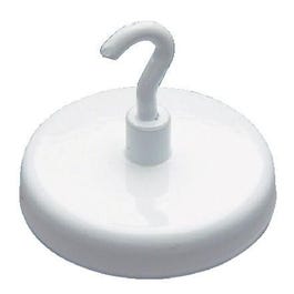 Imán con gancho 4,7 cm blanco Imán con gancho 4,7 cm blanco