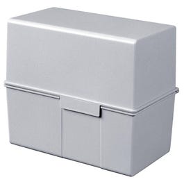 Caja para fichas A6 16,5x19,5x7 cm gris Caja para fichas A6 16,5x19,5x7 cm gris
