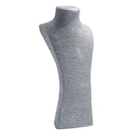 Busto joyería 21x20x48 cm gris Busto joyería 21x20x48 cm gris