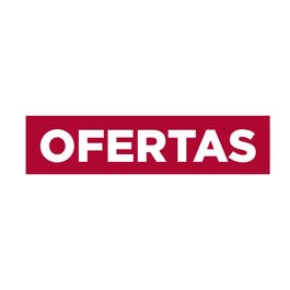 Cartel Ofertas 100x23 cm rojo/blanco Cartel Ofertas 100x23 cm rojo/blanco