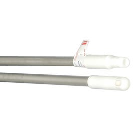 Palo de escoba 140 cm gris/blanco Palo de escoba 140 cm gris/blanco