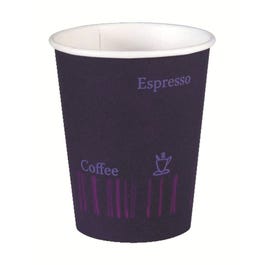 Vaso cartón letras 24 cl negro/azul - 50 unidades Vaso cartón letras 24 cl negro/azul - 50 unidades