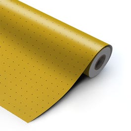 Papel de regalo puntos 62 cm oro/negro - 90 metros +/- Papel de regalo puntos 62 cm oro/negro - 90 metros +/-