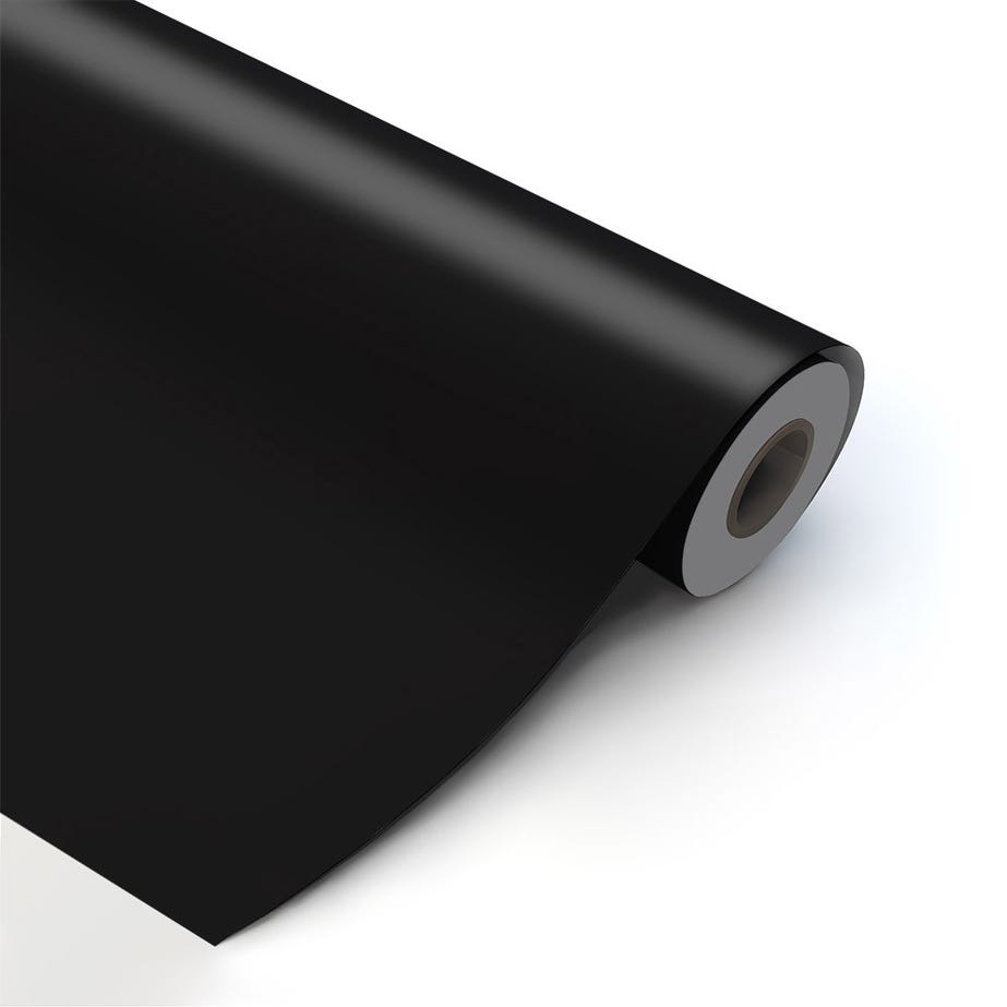 Papel de regalo liso 31 cm negro - 100 metros +/- - RETIF