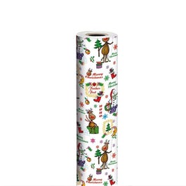 Papel de regalo Renos 62 cm multicolor - 90 m +/- Papel de regalo Renos 62 cm multicolor - 90 m +/-
