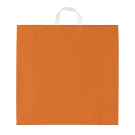 Bolsa de plástico asa lazo 50x60 cm naranja - 50 unidades Bolsa de plástico asa lazo 50x60 cm naranja - 50 unidades