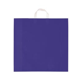 Bolsa de plástico asa lazo 40x50 cm violeta - 50 unidades Bolsa de plástico asa lazo 40x50 cm violeta - 50 unidades