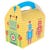 Caja menú infantil cartón Robot 17x16x10 cm - 300 unidades