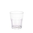 Vaso reutilizable policarbonato transparente 24cl Ø7,8x8,8 cm - 24 unidades