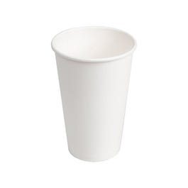 Vaso para bebidas calientes cartón blanco 48 cl 9x13,2 cm - 50 unidades Vaso para bebidas calientes cartón blanco 48 cl 9x13,2 cm - 50 unidades