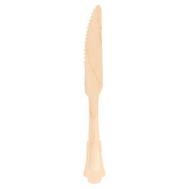 Cuchillo de madera 20,4 cm natural - 100 unidades Cuchillo de madera 20,4 cm natural - 100 unidades