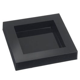 Recipiente cuadrado 20 ml 6,2x6,2x1 cm negro - 90 unidades Recipiente cuadrado 20 ml 6,2x6,2x1 cm negro - 90 unidades