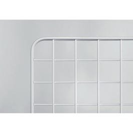 Reja marco exterior doble 100x80 cm blanca Reja marco exterior doble 100x80 cm blanca