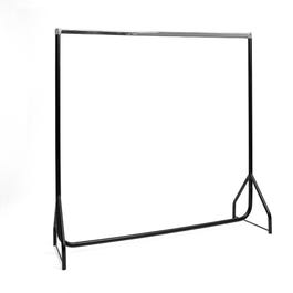 Perchero recto 150x50x150 cm negro/cromado Perchero recto 150x50x150 cm negro/cromado