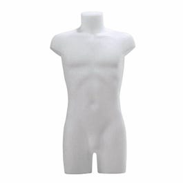 Busto hombre PVC 50x26x88 cm blanco Busto hombre PVC 50x26x88 cm blanco