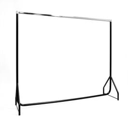 Perchero recto 180x150 cm negro/cromado Perchero recto 180x150 cm negro/cromado