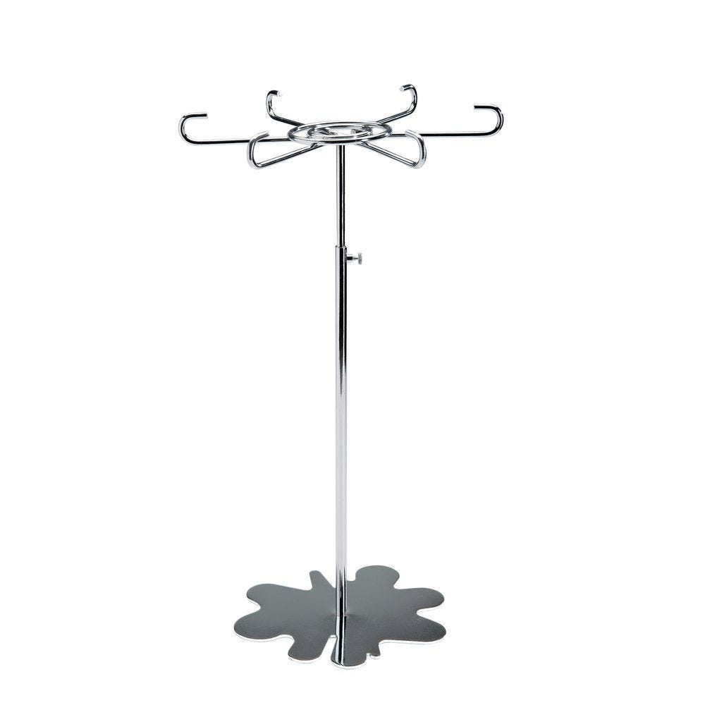 Expositor de mascarillas regulable 6 brazos 17x21x30 70 cm cromado RETIF