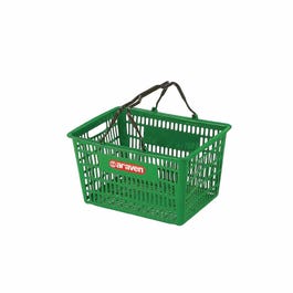 Cesta de supermercado 22 L 41,5x31,4x24,6 cm verde Cesta de supermercado 22 L 41,5x31,4x24,6 cm verde