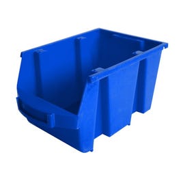 Contenedor plástico 14x23x12,5 cm azul Contenedor plástico 14x23x12,5 cm azul