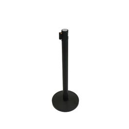Poste separador cinta 2 m 45x90 cm negro/rojo Poste separador cinta 2 m 45x90 cm negro/rojo