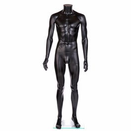 Maniquí hombre sin cabeza 184 cm negro mate Maniquí hombre sin cabeza 184 cm negro mate
