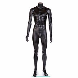 Maniquí hombre sin cabeza 184 cm negro mate