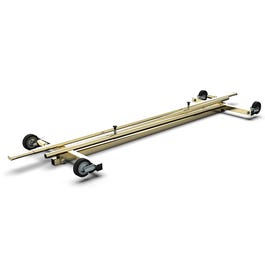 Perchero con ruedas plegable regulable 150x50x120/190 cm oro Perchero con ruedas plegable regulable 150x50x120/190 cm oro