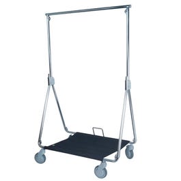Perchero plegable para representante 150x95x170 cm cromado Perchero plegable para representante 150x95x170 cm cromado