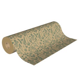 Papel de regalo kraft Hierbas 70 cm marrón/verde - 50 metros Papel de regalo kraft Hierbas 70 cm marrón/verde - 50 metros