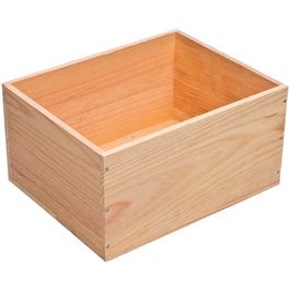 Caja madera 6 botellas 33x26x17 cm natural Caja madera 6 botellas 33x26x17 cm natural