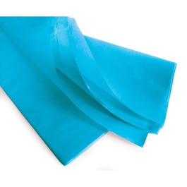 Papel de seda 17 gr 50x75 cm turquesa - 240 unidades Papel de seda 17 gr 50x75 cm turquesa - 240 unidades