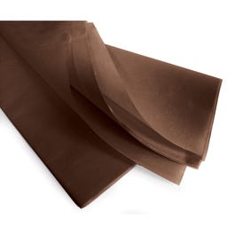Papel de seda 17 gr 50x75 cm chocolate - 240 unidades Papel de seda 17 gr 50x75 cm chocolate - 240 unidades