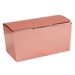 Cajita de cartón con cierre 125g 9,8x4x5,4 cm rosa/oro - 25 unidades Cajita de cartón con cierre 125g 9,8x4x5,4 cm rosa/oro - 25 unidades
