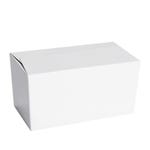 Cajita cartón 12x6x6 cm blanco/blanco - 50 unidades