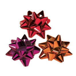Estrella adhesiva espejo 15 mm Ø6,5 cm rojo/naranja/fucsia - 75 unidades Estrella adhesiva espejo 15 mm Ø6,5 cm rojo/naranja/fucsia - 75 unidades