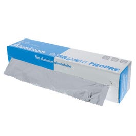 Rollo aluminio + caja dispensadora 33 cm plata - 200 metros Rollo aluminio + caja dispensadora 33 cm plata - 200 metros