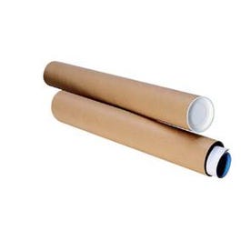 Tubo + tapa 8x50 cm marrón/blanco Tubo + tapa 8x50 cm marrón/blanco