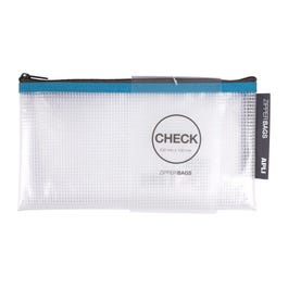 Zipper bag 'Check' 23x13 cm surtida Zipper bag 'Check' 23x13 cm surtida