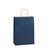 Bolsas de papel asa rizada 35x14x36 cm azul oscuro - 50 unidades