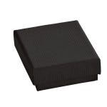 Cajas regalo cartón 6x4,5x2,8 cm negras - 12 unidades