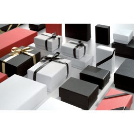 Cajas regalo cartón 20,7x4,8x3,7 cm blancas - 12 unidades Cajas regalo cartón 20,7x4,8x3,7 cm blancas - 12 unidades
