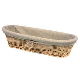 Cesta tela rectangular 40x15x9 cm natural - 6 unidades Cesta tela rectangular 40x15x9 cm natural - 6 unidades