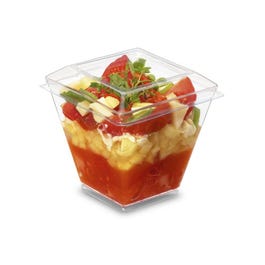 Tarrina + tapa 20 cl 7x7 cm transparente - 50 unidades Tarrina + tapa 20 cl 7x7 cm transparente - 50 unidades