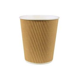 Vaso desechable 10 cl marrón/blanco - 25 unidades Vaso desechable 10 cl marrón/blanco - 25 unidades