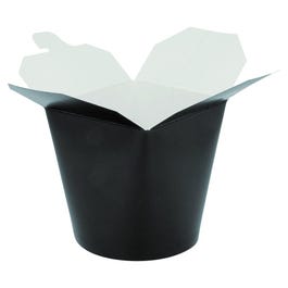 Envase cierre cruzado 780 ml 9x9 cm negro - 50 unidades Envase cierre cruzado 780 ml 9x9 cm negro - 50 unidades