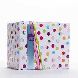 Papel de regalo Bolitas 70 cm multicolor - 100 metros Papel de regalo Bolitas 70 cm multicolor - 100 metros